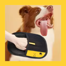 Guante Quitapelos para Mascotas – Cepillo de Aseo y Masaje