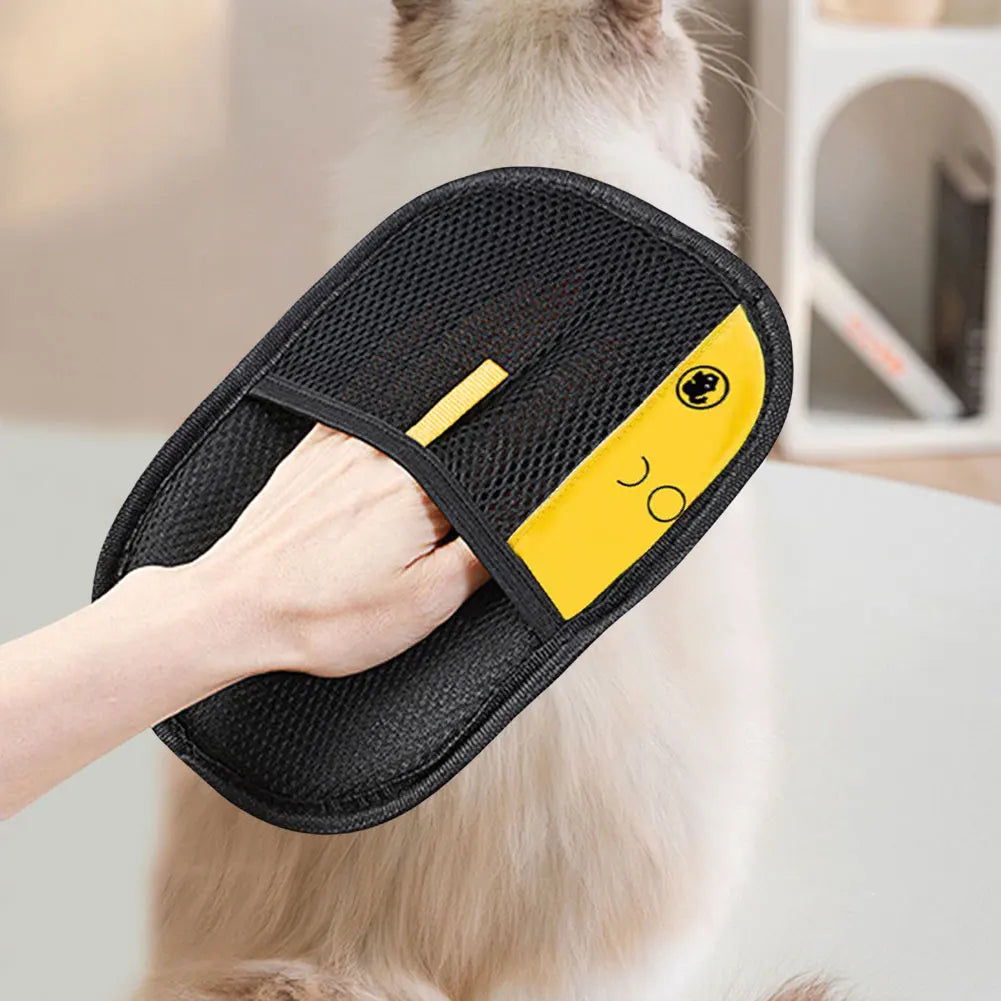 Guante Quitapelos para Mascotas – Cepillo de Aseo y Masaje